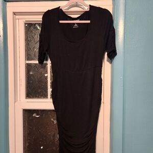 Torrid Black Bodycon Midi Dress Sz 00